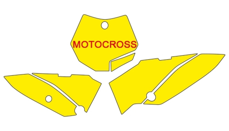 Obrázek produktu BLACKBIRD štítek Nálepky Modrá KTM SX65 3516/000007