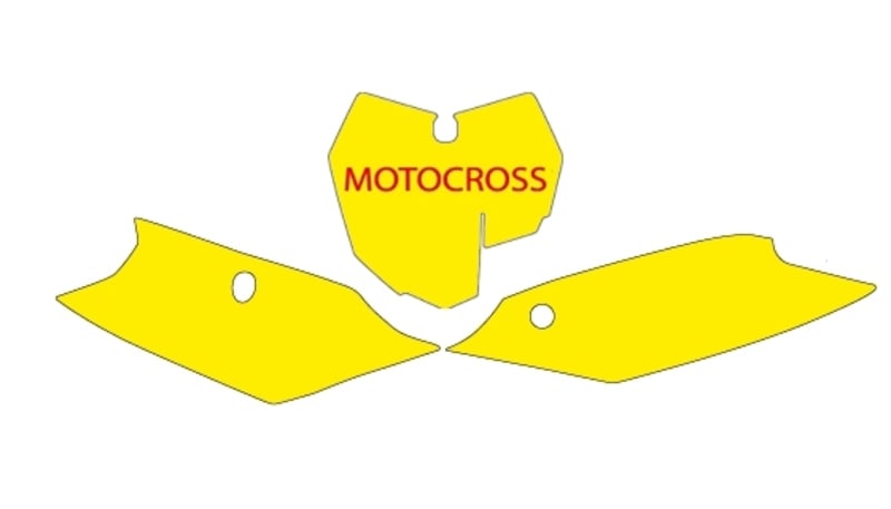 Obrázek produktu BLACKBIRD štítek Nálepky White KTM SX/SX-F 3519/000005