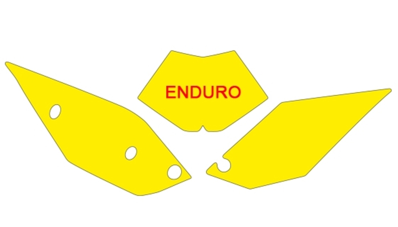 Obrázek produktu BLACKBIRD Plate Nálepky Zelená Beta RR 3B03/000008