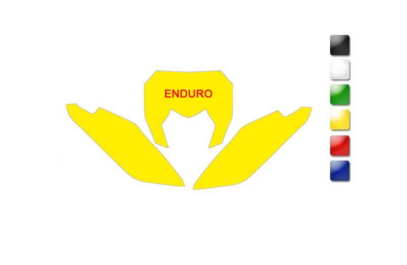 Obrázek produktu BLACKBIRD Destička Nálepky Zelená Sherco 3E00/000008