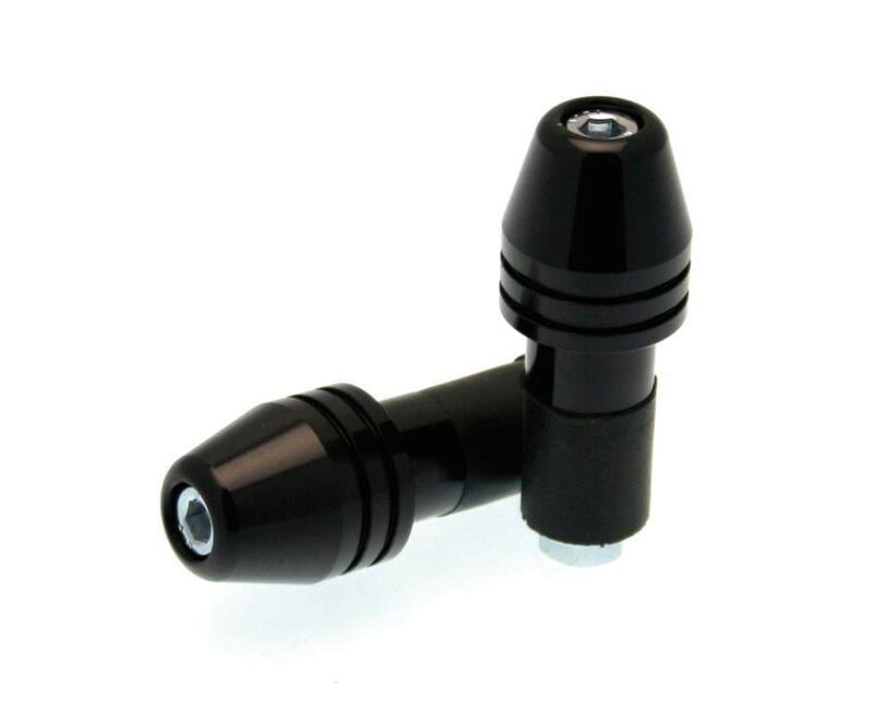 Obrázek produktu Koncovky tyčí BIHR Rocket Ø18 mm černé BE002K