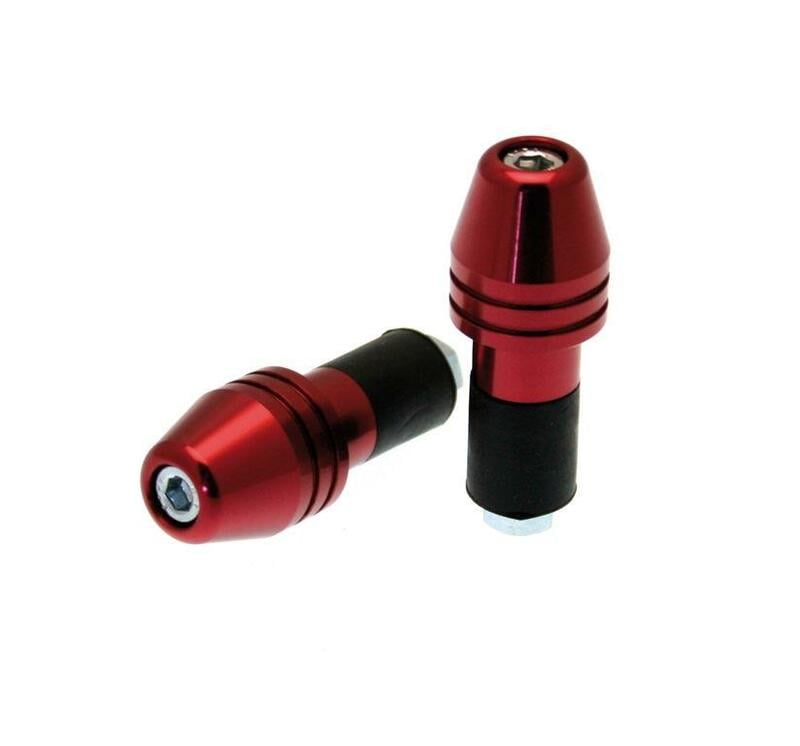 Obrázek produktu Koncovky tyčí BIHR Rocket Ø18 mm červené BE002R
