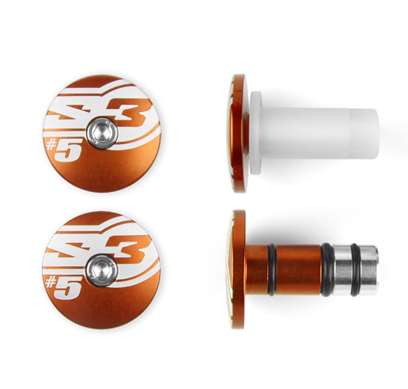 Obrázek produktu S3 End 5 Koncovky tyčí Ø14 mm oranžová HA-END5-O