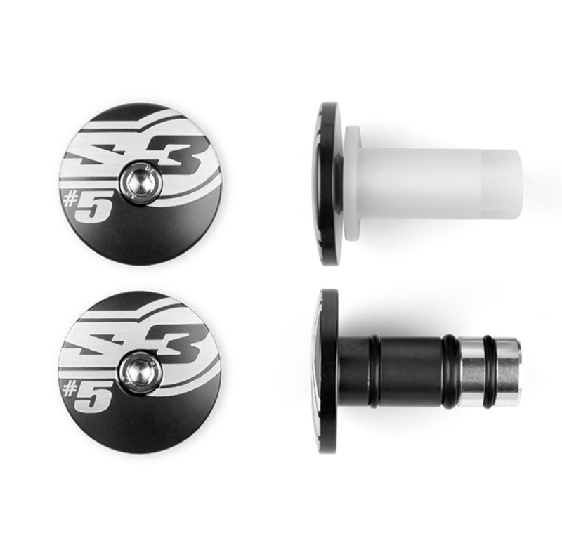Obrázek produktu S3 End 5 Koncovky tyčí Ø12 mm černé HA-END5-12-B