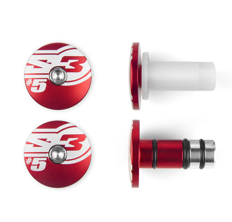 Obrázek produktu S3 End 5 Koncovky tyčí Ø12mm Červená HA-END5-12-R