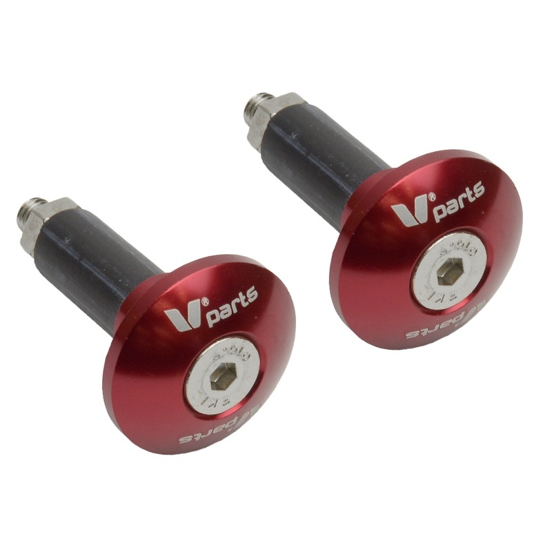 Obrázek produktu Koncovka tyče V-PARTS Ø12-18mm červená ASOT-287-VPARTS-RED