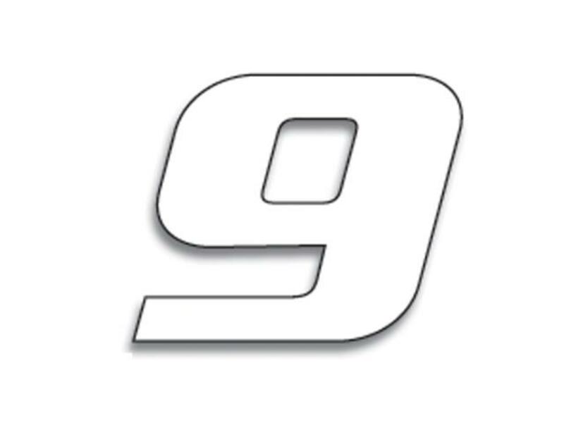 Obrázek produktu BLACKBIRD Race Number 9 20x25cm Bílá 5049/10/9