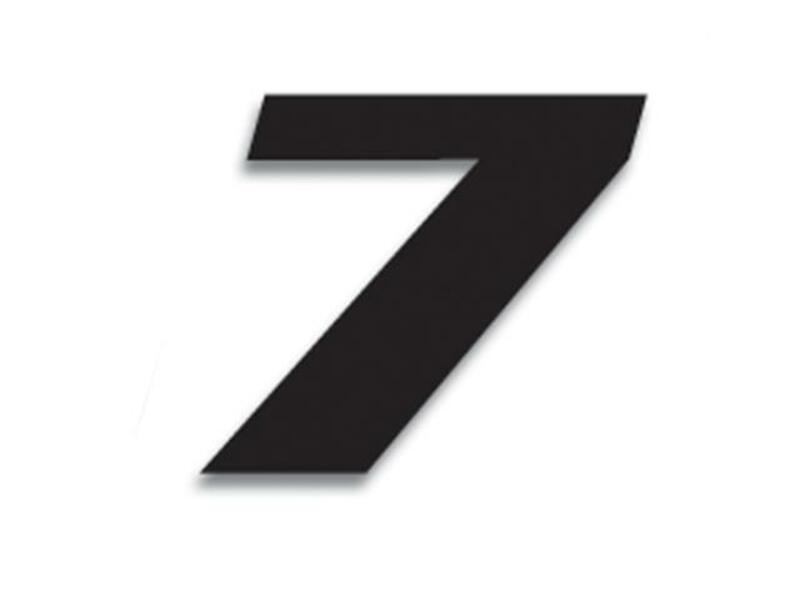 Obrázek produktu BLACKBIRD Race Number 7 20x25cm černá 5049/20/7