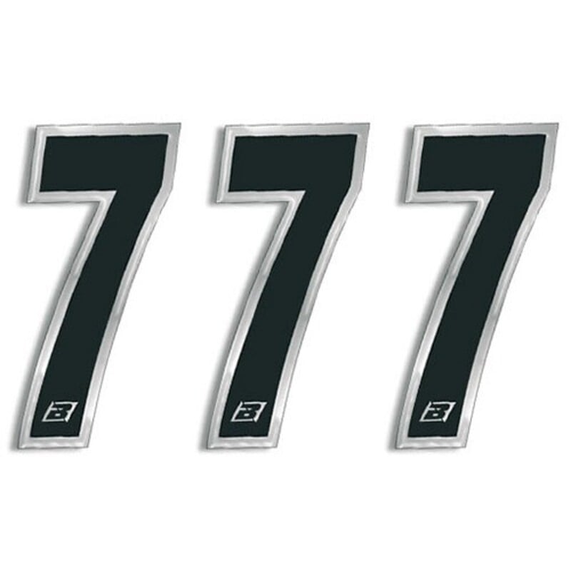 Obrázek produktu Závodní čísla BLACKBIRD - 15x7 cm 5069/20/7