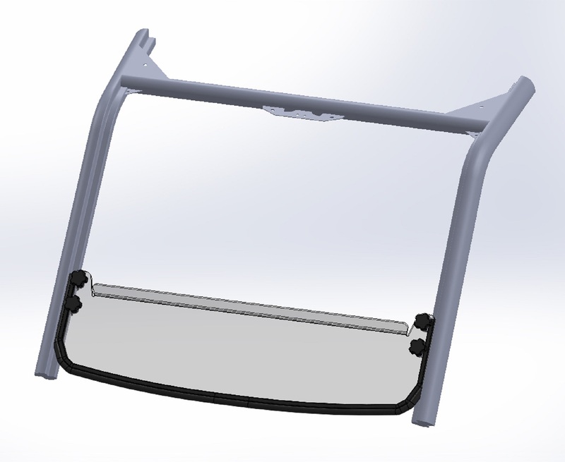 Obrázek produktu DIRECTION 2 Nízké čelní sklo SSV - Can Am Maverick Trail MAVTRWS2002