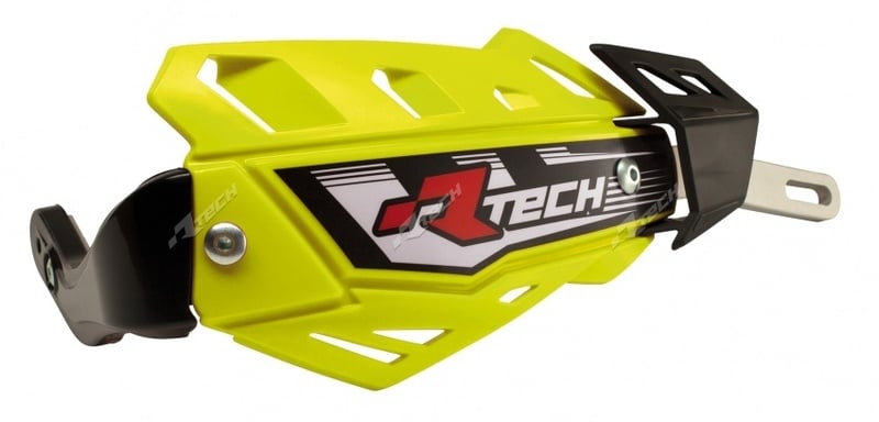 Obrázek produktu RACETECH FLX Full Protection Handguard Fluo Yellow s hliníkovou tyčí R-KITPMFMGF00