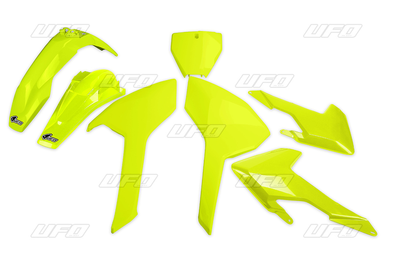 Obrázek produktu FRT#PLATE CRF450 17 FLO YELLOW HO04686#DFLU