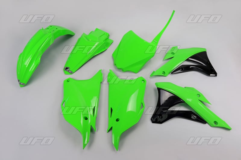 Obrázek produktu Plastová sada UFO v barvě OEM (2020) Kawasaki KX85 KAKIT222@999K