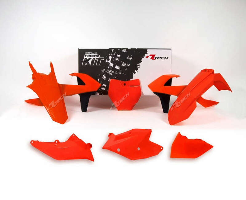 Obrázek produktu Plastová sada RACETECH Neon Orange/Black KTM R-KITKTM-AN0-516