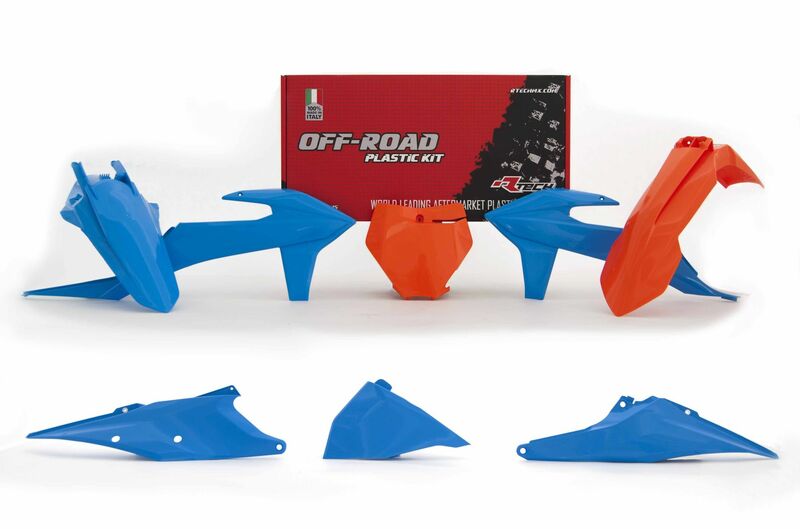Obrázek produktu RACETECH Plastová sada Vintage Blue/Orange KTM SX/SX-F R-KITKTM-CL0-599