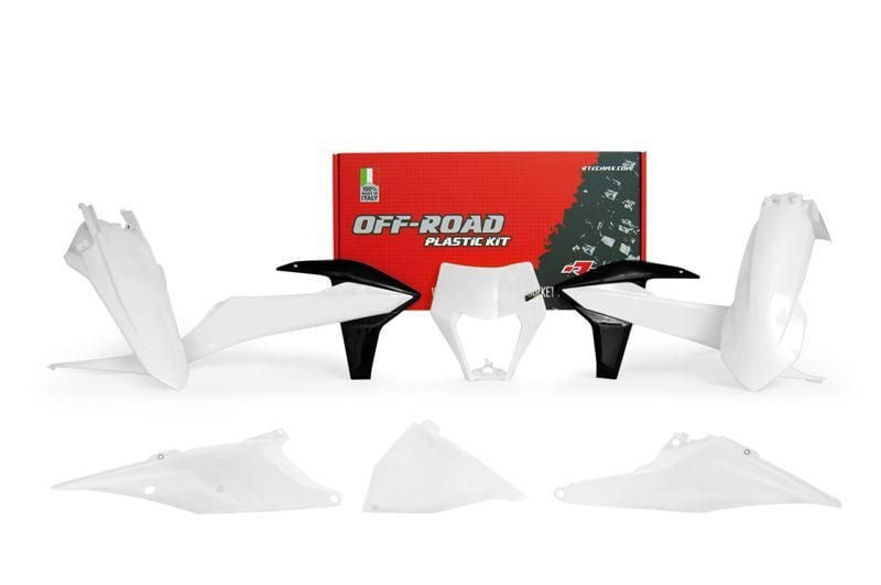 Obrázek produktu Plastová sada RACETECH White/Black KTM R-KITKTM-BN2-520