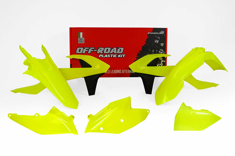 Obrázek produktu Plastová sada RACETECH Neon Yellow KTM EXC/EXC-F R-KITKTM-GF0-517