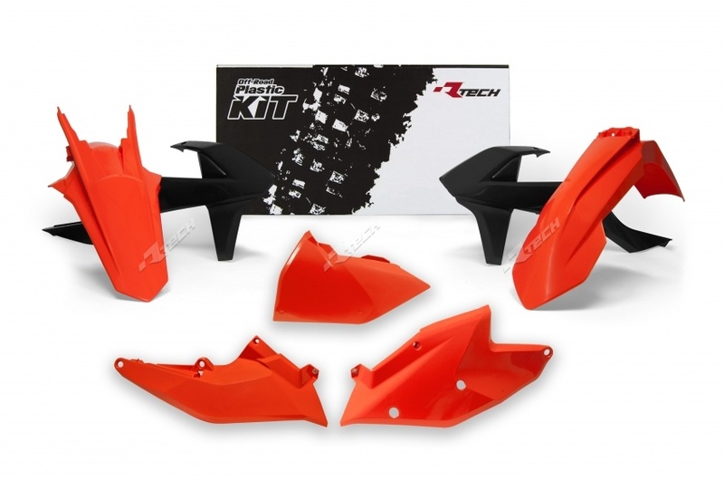 Obrázek produktu RACETECH Plastová sada OEM Color (2018) Červená/černá/bílá KTM R-KITKTM-OEM-418