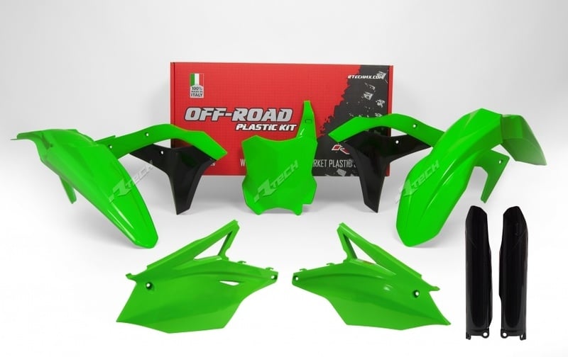 Obrázek produktu RACETECH Plastic Kit Neon Green/Black Kawasaki KX250F R-KITKXF-VF0-519