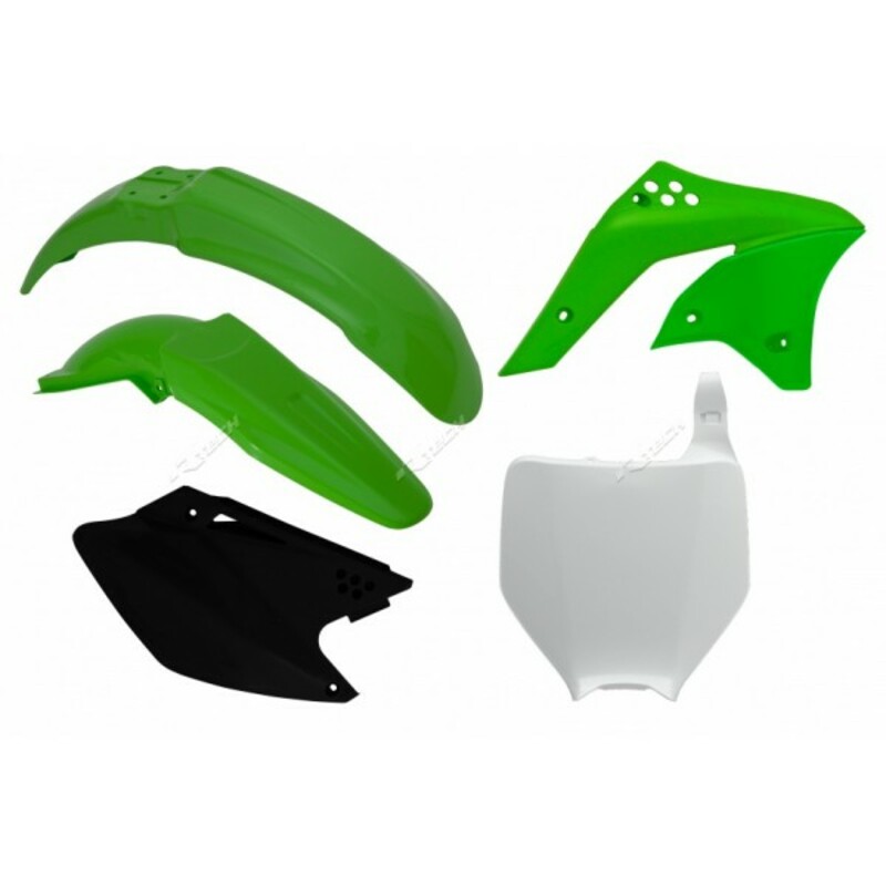 Obrázek produktu RACETECH Plastová sada OEM barva (2008) Zelená/černá Kawasaki KX-F250 R-KITKXF-OEM-505