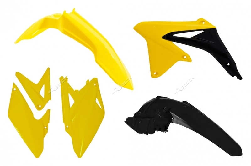 Obrázek produktu RACETECH Plastová sada OEM Barva žlutá/bílá Suzuki RMX450Z R-KITRMX-OEM-491