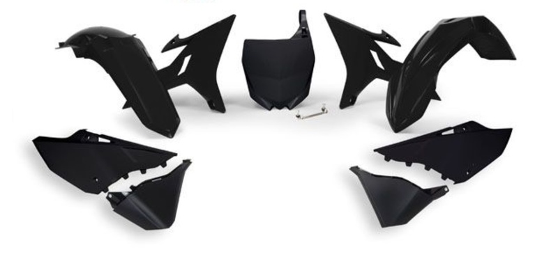 Obrázek produktu RACETECH Revolution Náhradní plastová sada černá Yamaha YZ125/250 R-KITYZ0-NR0-REV