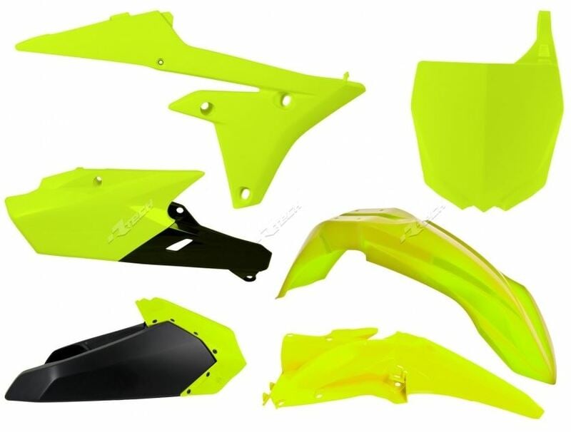 Obrázek produktu Plastová sada RACETECH Neon Yellow/Black Yamaha YZ250F/450F R-KITYZF-GF0-614