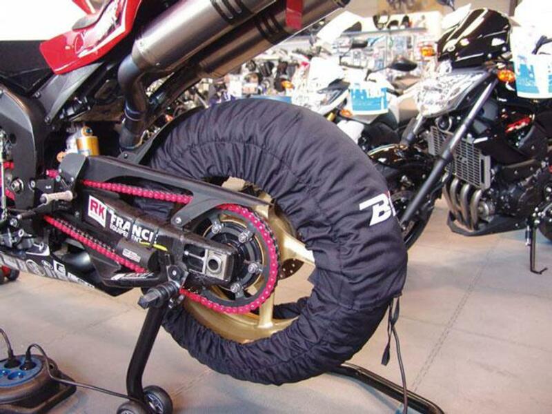 Obrázek produktu BIHR Home Track EVO2 Autoregulační ohřívač pneumatik Black Zadní pneumatika 180-200mm SBK-A