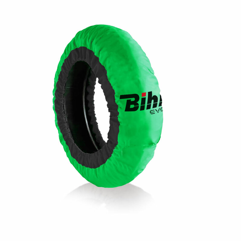 Obrázek produktu BIHR Home Track EVO2 Autoregulační ohřívač pneumatik Green Tire 180-200mm SBK-A-GREEN