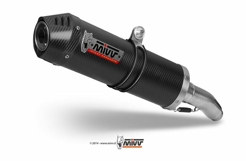 Obrázek produktu MIVV Oválná karbonová čepička Double Slip-On Carbon Honda XL1000 Varadero 00.73.H.036.LEC