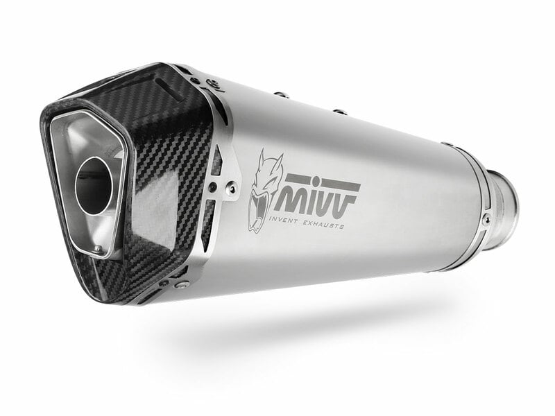 Obrázek produktu MIVV Delta Race tlumič výfuku z nerezové oceli/karbonová koncovka Kawasaki Versys 1000 00.73.K.049.LDRX
