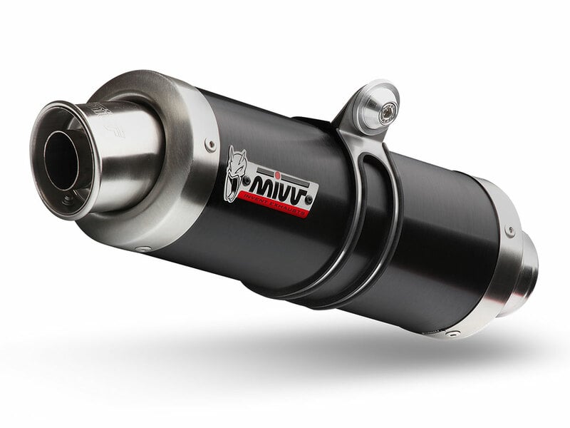 Obrázek produktu MIVV GP Ocelový černý tlumič výfuku Koncovka z nerezové oceli Suzuki GSX-S750 00.73.S.048.LXB