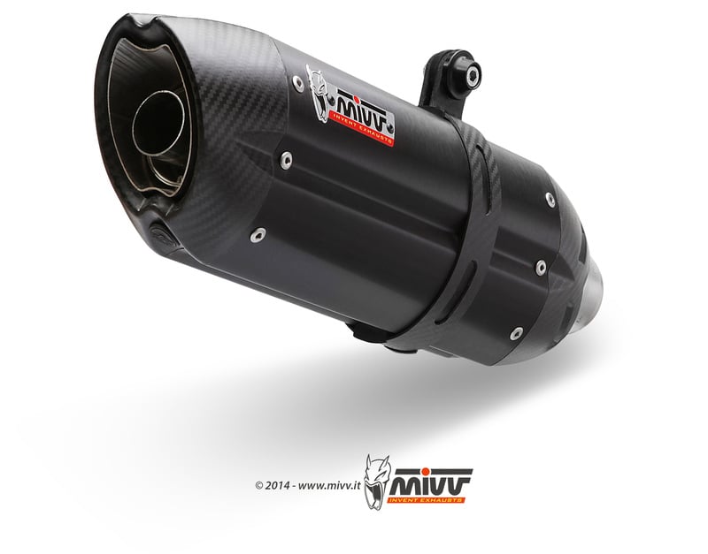 Obrázek produktu MIVV Suono Tlumič výfuku Ocelová černá/karbonová koncovka Honda Integra 700 00.73.H.046.L9