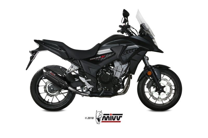 Obrázek produktu MIVV Suono Tlumič výfuku Ocelová černá/karbonová koncovka Honda CB500X 00.73.H.067.L9