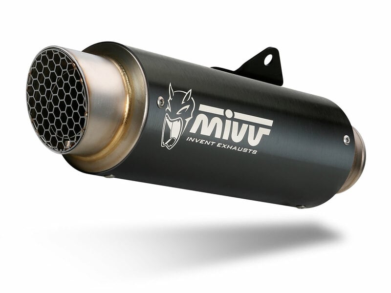 Obrázek produktu MIVV GP Pro Tlumič výfuku ocel černý/nerezová ocel Koncovka Kawasaki Ninja 125 00.73.K.048.LXBP