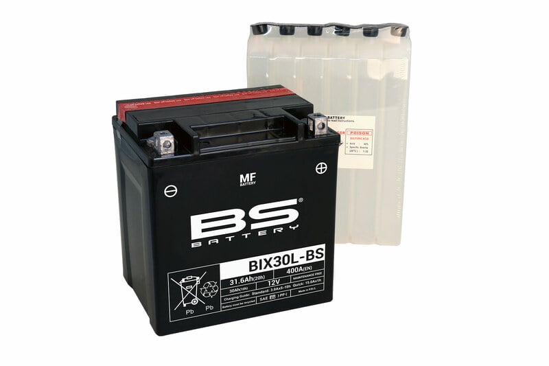 Obrázek produktu BS BATTERY Bezúdržbová baterie s kyselinou - BIX30L-BS 300753