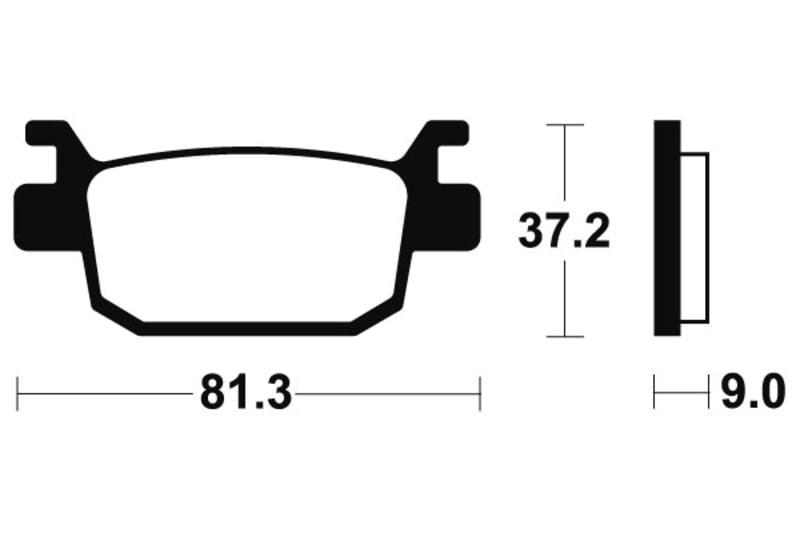 Obrázek produktu Brzdové destičky TECNIUM ze slinutého kovu - MR332 MR332