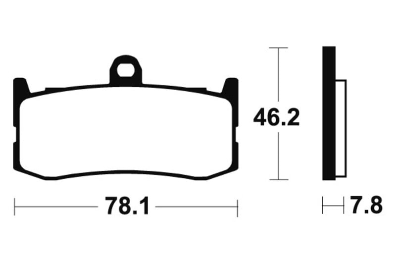 Obrázek produktu Brzdové destičky TECNIUM ze slinutého kovu - MTR364 MTR364