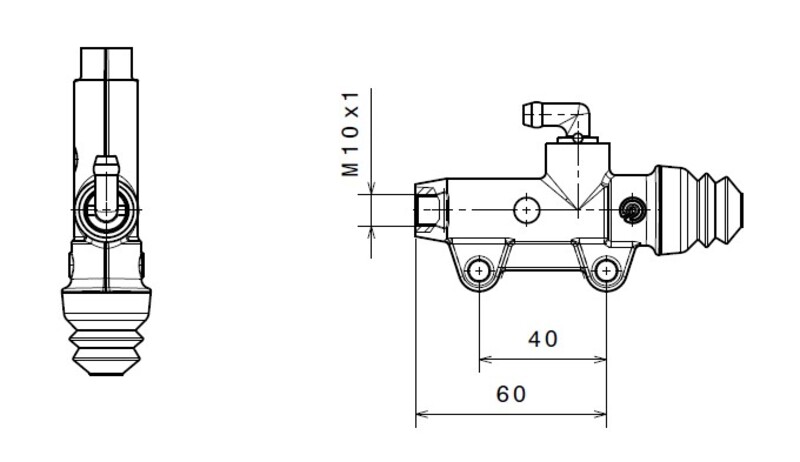 Obrázek produktu BREMBO Hlavní brzdový válec zadní brzdy Ømm Natural 910.4776.01