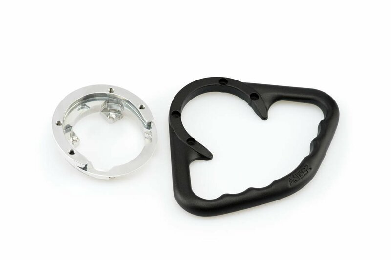 Obrázek produktu A-SIDER Black Edition Rukojeť nádrže 4 šrouby Černá Kawasaki KR05-BE