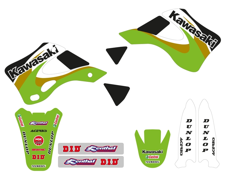 Obrázek produktu TECNOSEL Kompletní sada Team OEM Kawasaki 2000 84V03