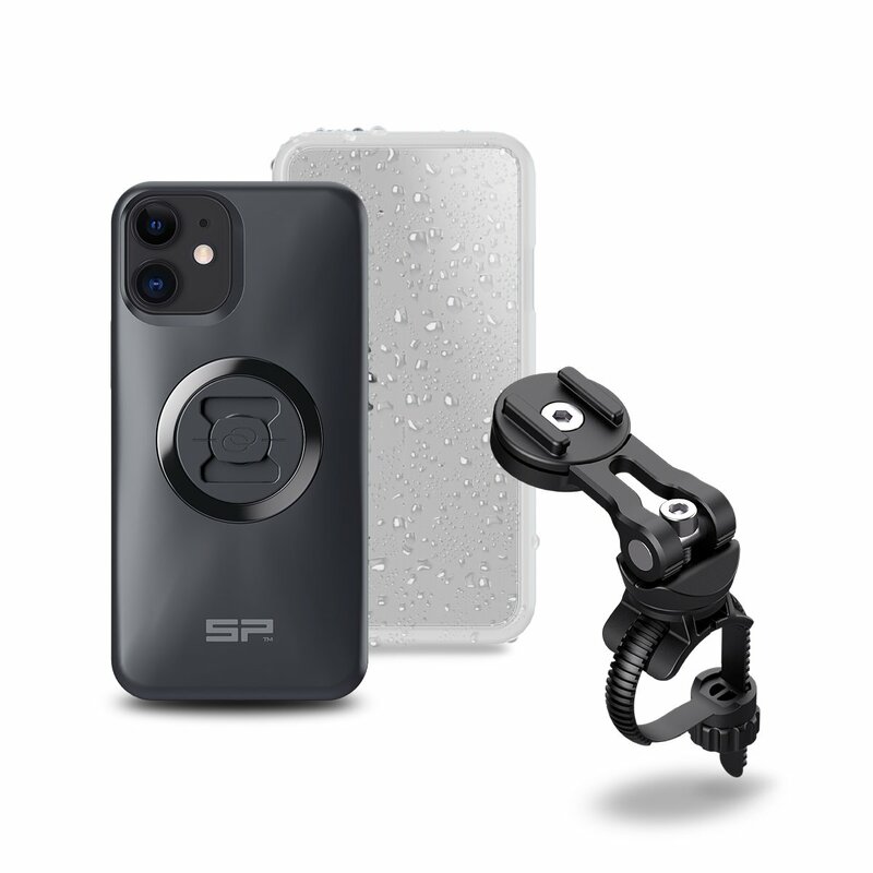 Obrázek produktu SP-CONNECT Bike Bundle II upevněný na řídítkách nebo představci iPhone 12 Mini 54432
