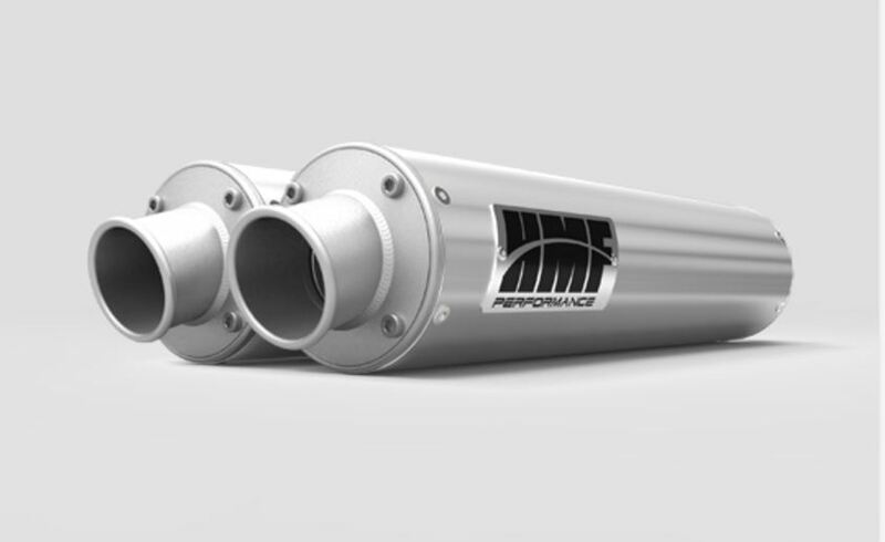 Obrázek produktu HMF Dual Performance Series Silencer - Brushed Stainless Steel/ Turn Down Polaris RZR 035605636071