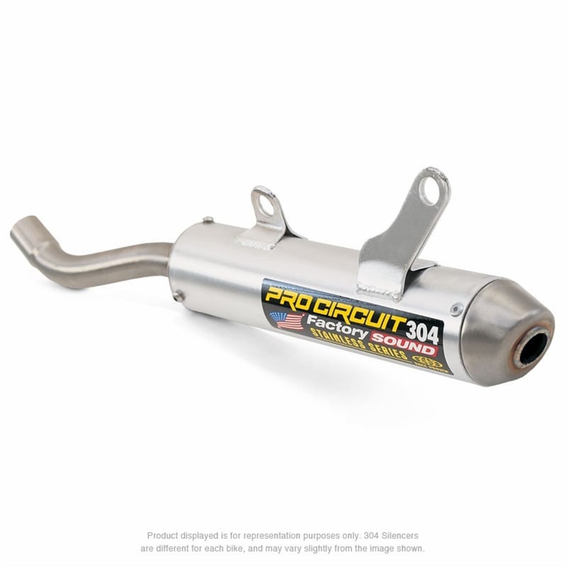 Obrázek produktu PRO CIRCUIT 304 Tlumič výfuku z kartáčovaného hliníku/nerezové oceli Yamaha YZ 125 SY91125-304