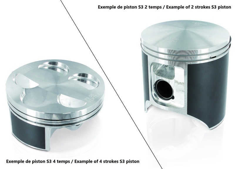 Obrázek produktu S3 Litý píst Ø72.46mm Standardní komprese Vertigo Combat Vertical 250 PI-V-TR250-C