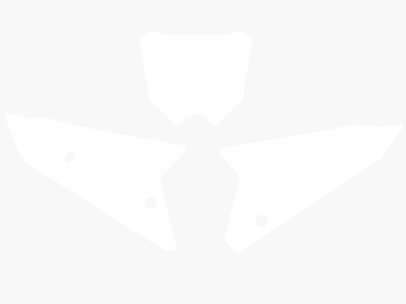 Obrázek produktu BLACKBIRD Plate Nálepky White Honda CRF450 3147/000005