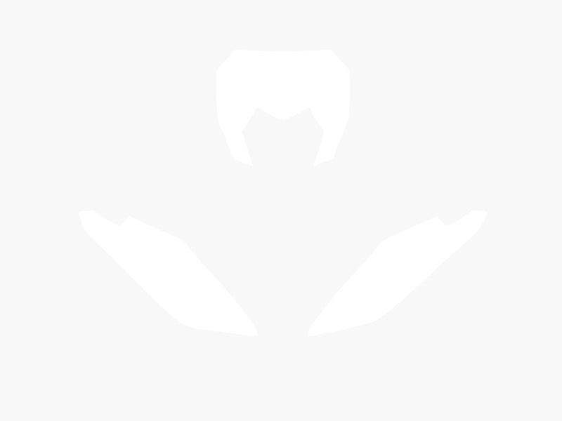 Obrázek produktu BLACKBIRD Plate Nálepky Bílý Fantic XE 3F01/000005