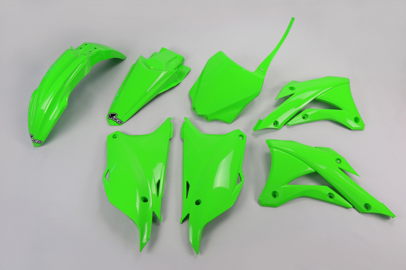 Obrázek produktu Plastová sada UFO v barvě OEM (2021) Kawasaki KX 85 KAKIT222@026