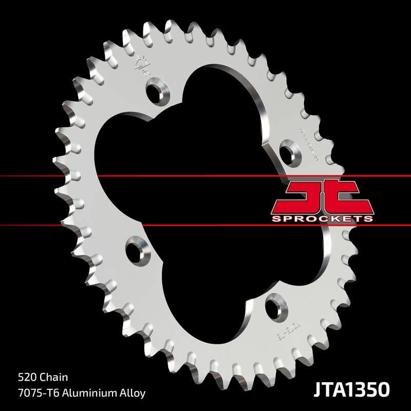 Obrázek produktu JT SPROCKETS Hliníkové ultralehké zadní kolo 1350 - 520 JTA1350.38BLK