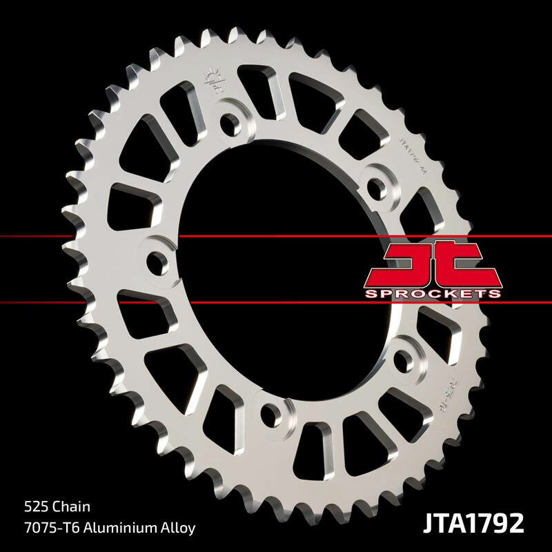 Obrázek produktu JT SPROCKETS Hliníkové ultralehké zadní kolo 1792 - 525 JTA1792.43BLK